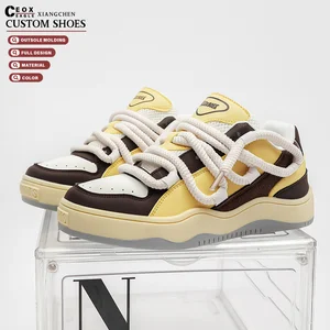 Factory Direct Custom Men's Chunky Fashion Sneakers Soft Summer Comfortable Breathable Skateboard Jogging Casual Shoes