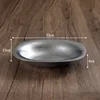 Gray 23cm fried rice plate-snowflake ash
