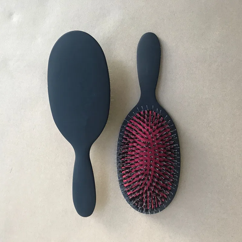 Scalpmaster Paddelbürste Mit Wildschweinborsten & Nylon – Ionische Kissenbürste Für Glattes, Glänzendes Haar