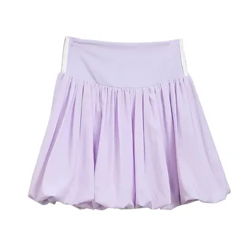 Summer Anti-Exposure A-Line Puff Skirt Badminton Outdoor Fitness Sports Two-Piece Tights Short Sport Skirt