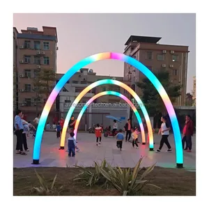 Hot Selling LED Plastic Motif Light Round Rainbow Arch Chasing Lighting for Landscape Christmas Wedding & Home Decorations