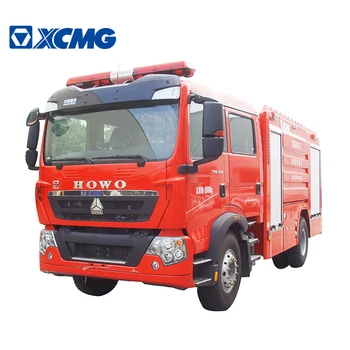 XCMG Factory SG80F2 8000L Water Tank Fire Fighting Rescue Truck with Crew Cab for Sale