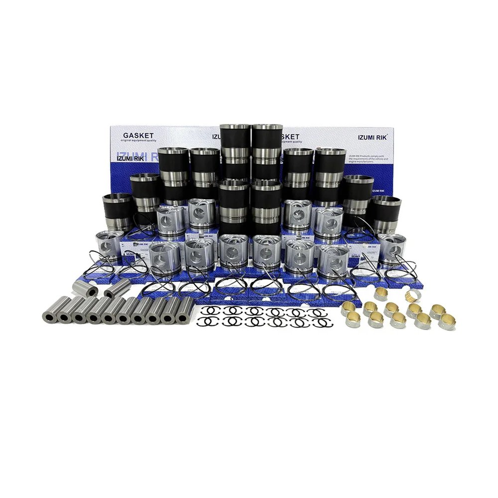 IZUMI RIK S6A12V140 Комплект за основен ремонт за Komatsu Части за дизелови двигатели