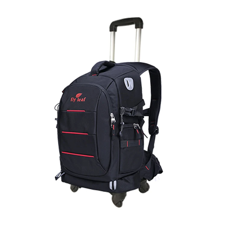 Оптовая Продажа с фабрики Скрытая камера рюкзак для ноутбука походная колесо