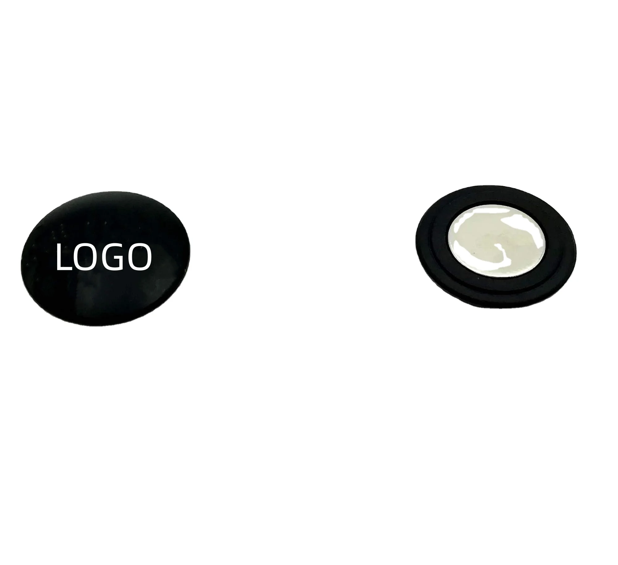 Custom Logo Race Bib Attachers Marathon Race Bib Magnet Fasteners Magnetic Race Bib Holder