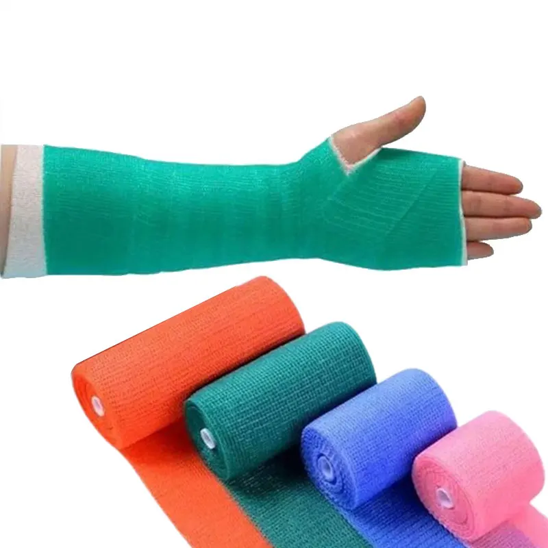 Medical Synthetic Orthopaedic Plaster Casts Polyester Bandage Ortho Casting Fiberglass