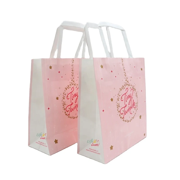 Hot Shopping Recyclable Kraft Paper Bag Shopping Bag Gift Bag - Buy ...