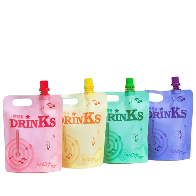 Custom Printed Stand Up Reusable Squeeze Jelly Juice Doypack Packaging Bag Applesauce Fruit Puree Baby Food Spout Pouch