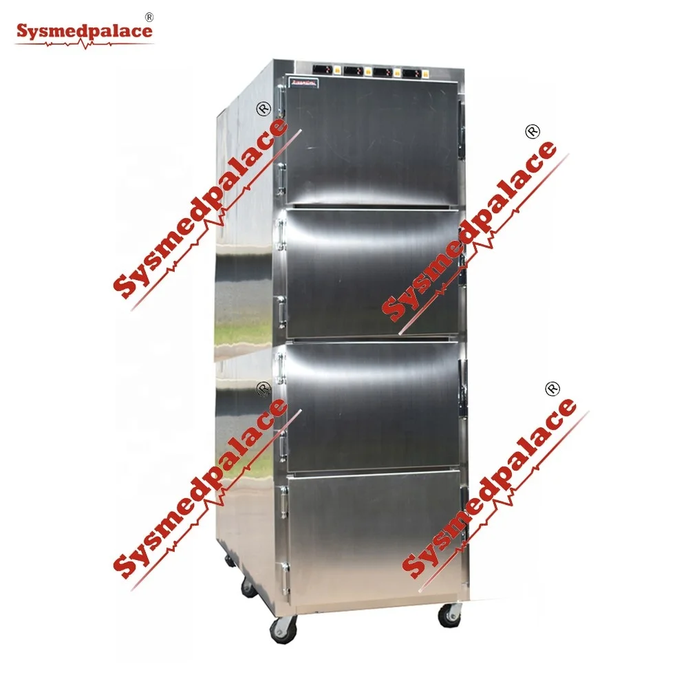 FREEZERPALACE 4 Drawers Individual Refrigeration Morgue Equipment Mortuary Refrigerator Cryotherapy Chamber  Supplies