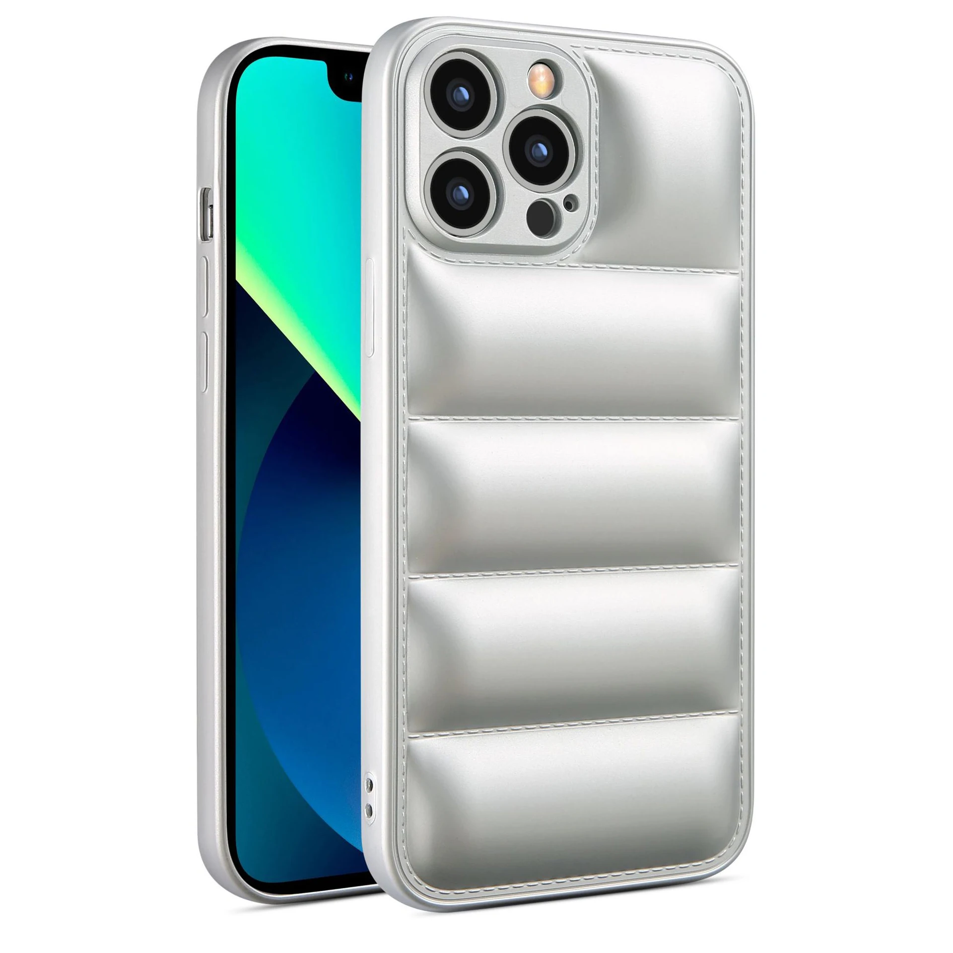 Puffer Case for VIVO S1 S1 Pro Fashion Brand Down Jacket Phone Case for Xs  Max Soft Silicone Cover Fashion Mobile Phone Case