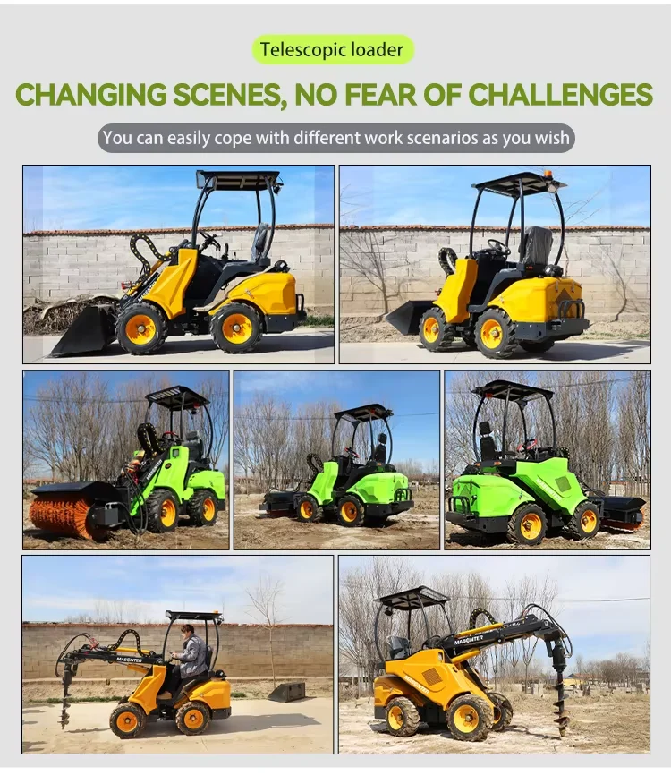 Mini Loader Front Frame Infront Brand Small Telescopic Loader Multifunctional Articulated Mini ...