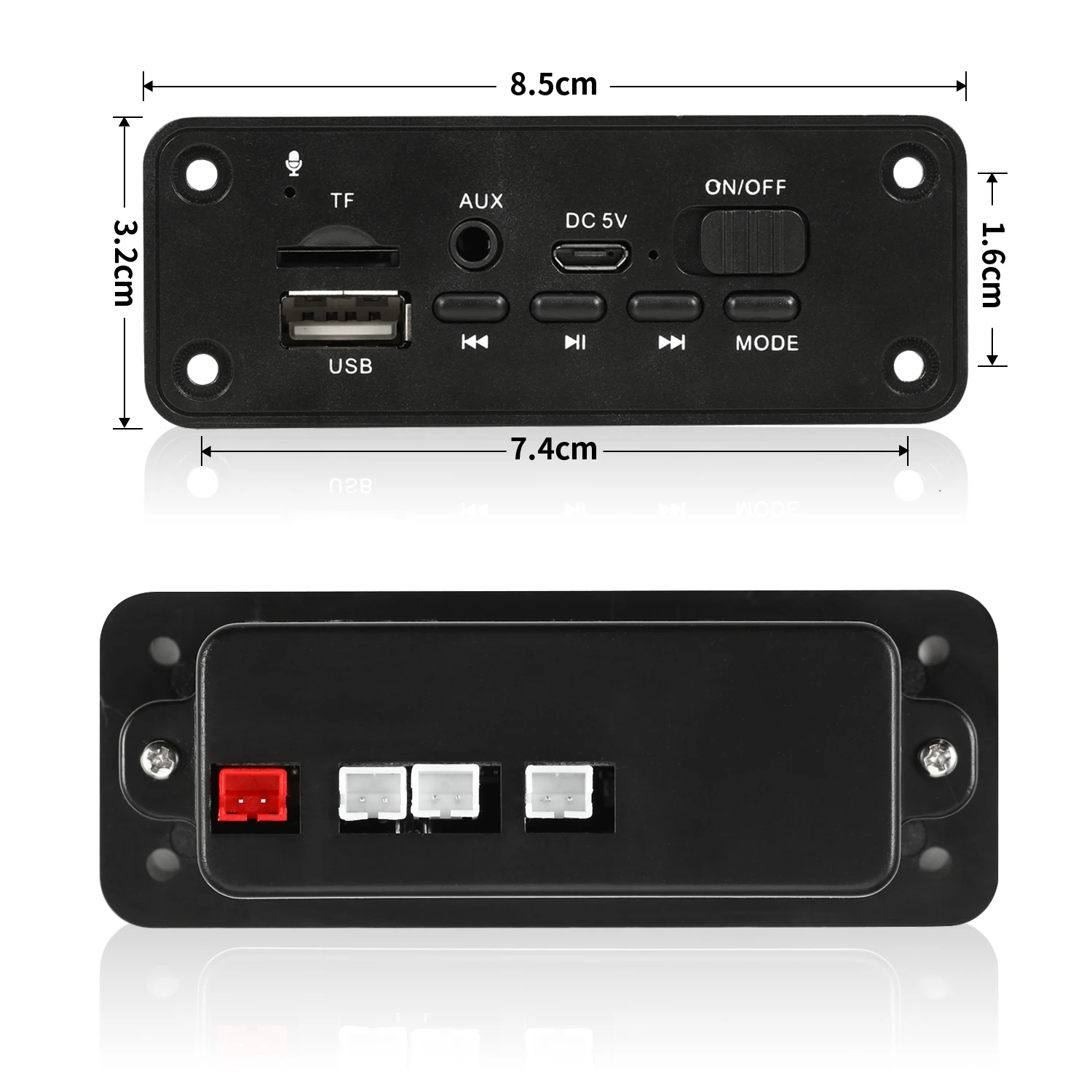 Decodifica Audio Scheda Decodifica Bluetooth 5.0 - Modulo Audio Per FM USB AUX SD Con Telecomando Ricevitore Bluetooth Fai-da-te - Foto 6