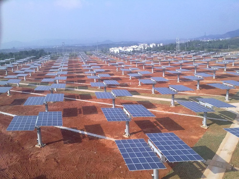 Трекер с Двойной Осью 20 кВт 20 кВт трекер с Двойной Осью 20 кВт Солнечный трекер