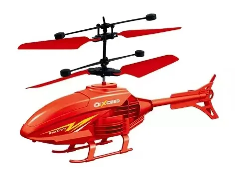 RC Helicopter Infrared Induction Mini Flying Machine One-button Operation With Sensing Function Fly 5-8 Mins for Kids