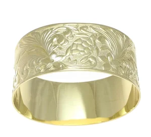Fashionable Bohemian Gold Color Bangle Hawaiian Turtle Heritage Bangle for Women Custom