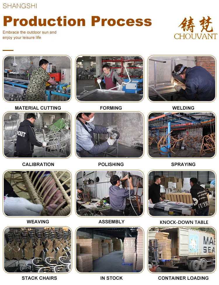 Sun leisure outdoor courtyard  plastic wood round table garden and cafe table aluminum with 4 seats