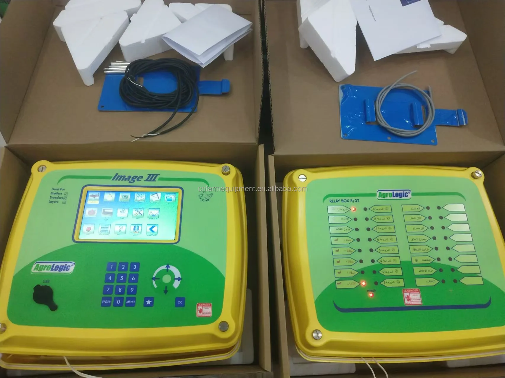 Agrologic Climate Temperature Controller Temptron 607AC  Feed Sensor SW2 for Automatic System in Poultry Swine Farm