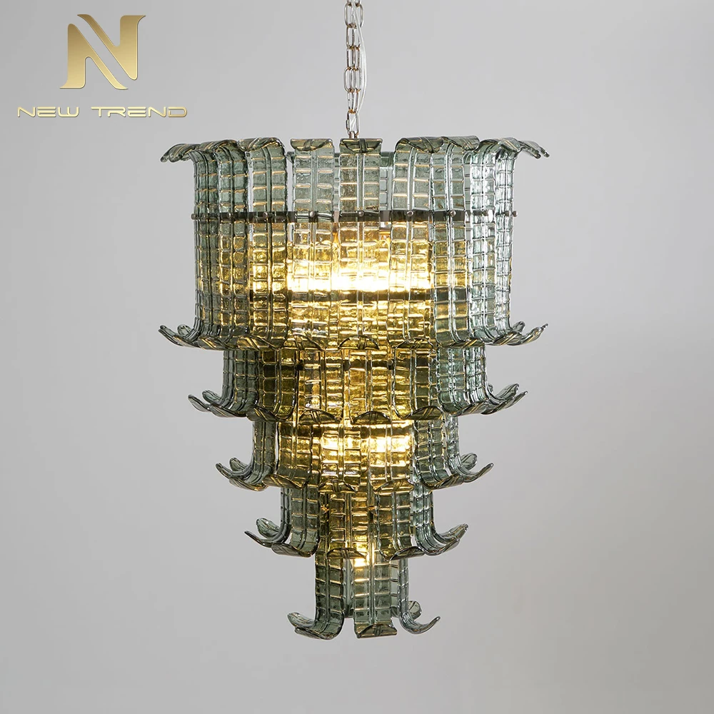 CPL-451 Custom Vintage Style Glass Pendant Lamp – Modern LED Chandelier for Bedroom, Dining & Living Area