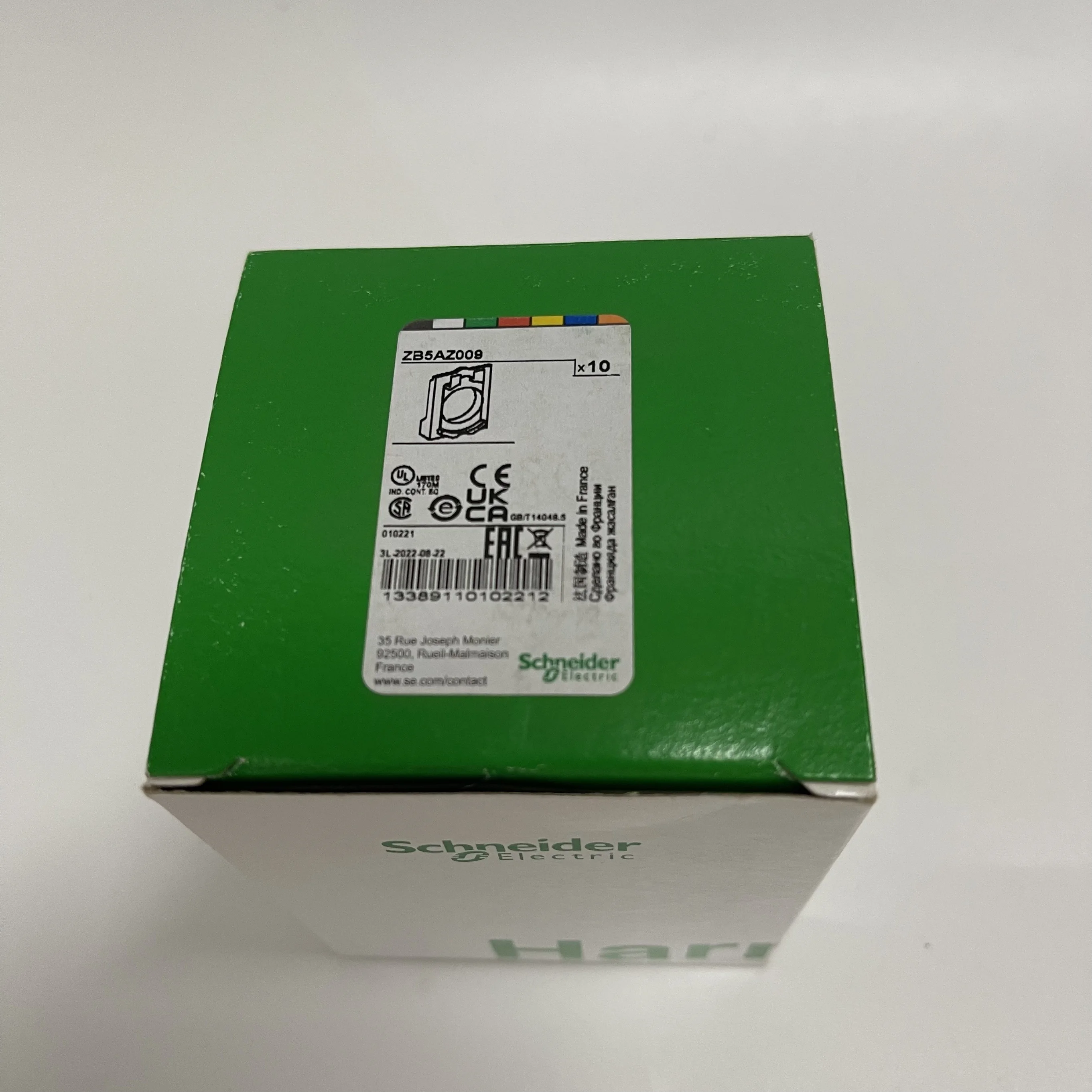 Schneider Push Button Contact Block ZB5AZ009 Schneider Push Button Contact Block ZB5AZ009