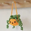 Cesta colgante naranja