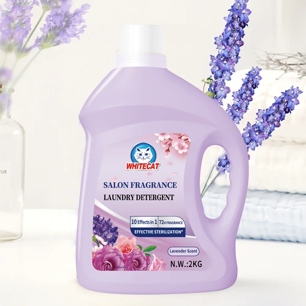 Lavender Lasting Household Chemicals Liquid Laundry Detergent for clothes strong oil stains clean