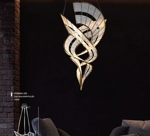 ECOJAS Modern Style New Design Decorative Indoor Lighting Pendent Light Living Room Villa Chandelier