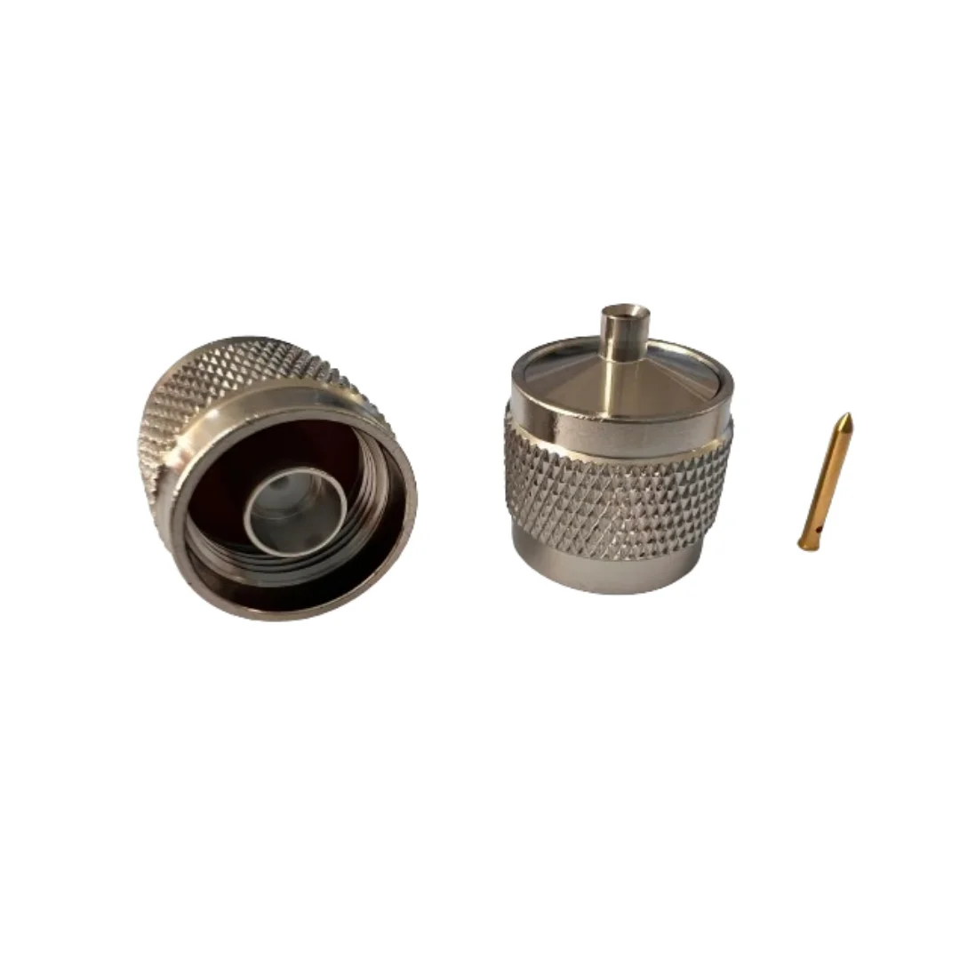 N Male Connector N-JB2 Connector for RG405 Semi-Flexible Semi-Steel Cable Assembly