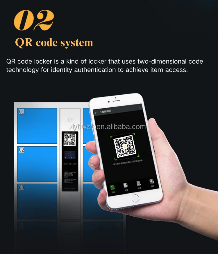 Outdoor QR Code Smart Electronic Locker - Secure & Convenient