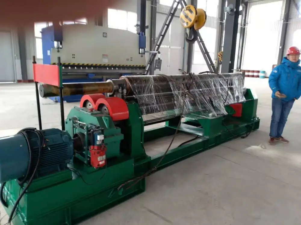 Four Rollers Cone Rolling Bending Machine Hydraulic Aluminium Steel Plate Rolling Machine