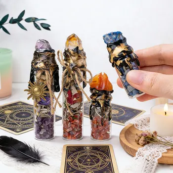 天然ヒーリングクリスタル原石エネルギーボトル装飾クリスタル工芸品