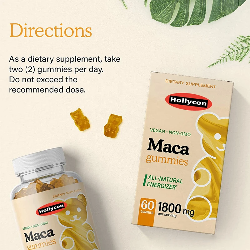 Factory Custom Private Label Maca Burdock Root Maca Herbal Pectin Vegan