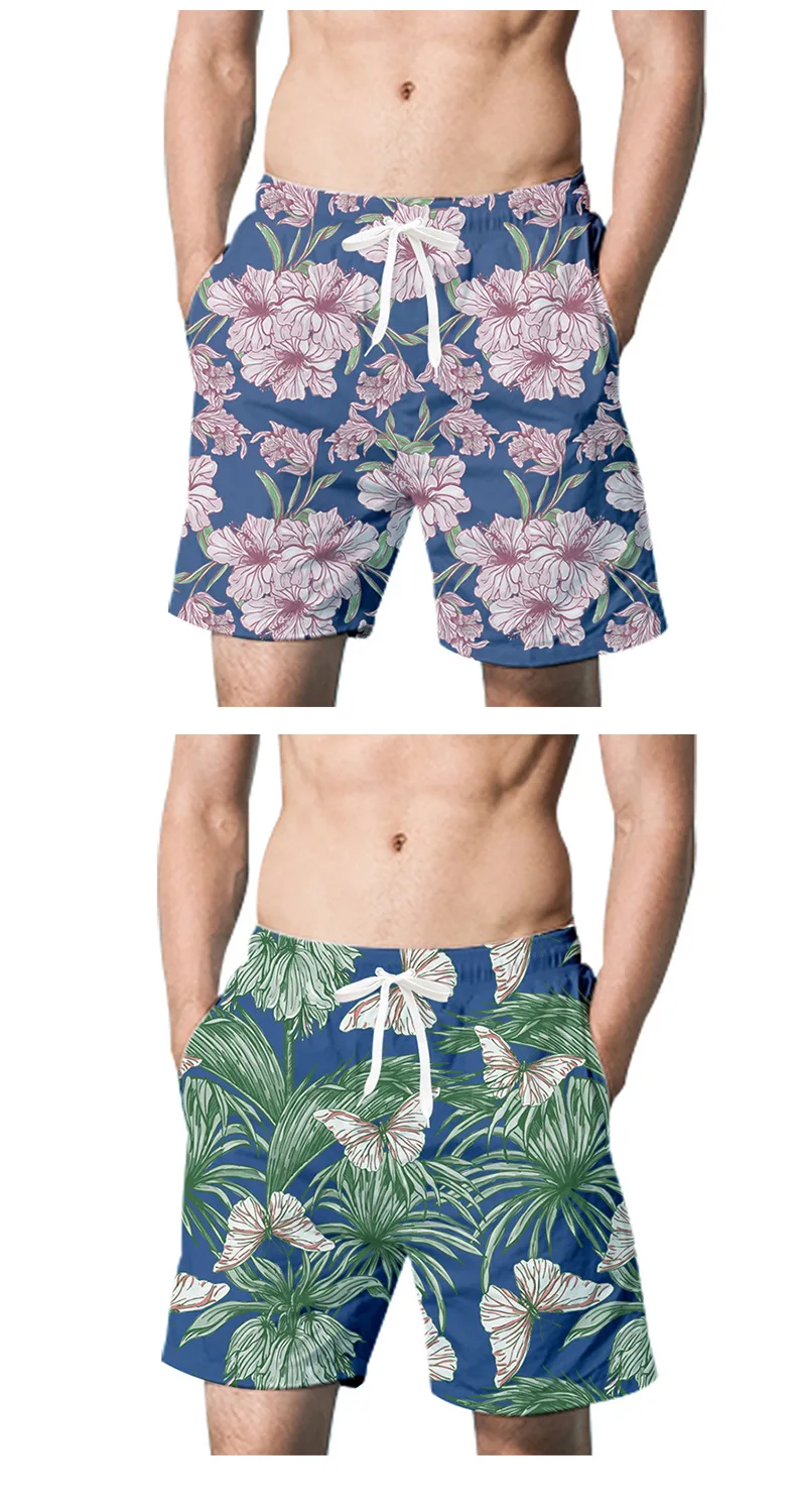 Quick Dry Swim Shorts Lining Swimwear Bathing Suits Men Swim Trunks with Mesh31_voghion.com
