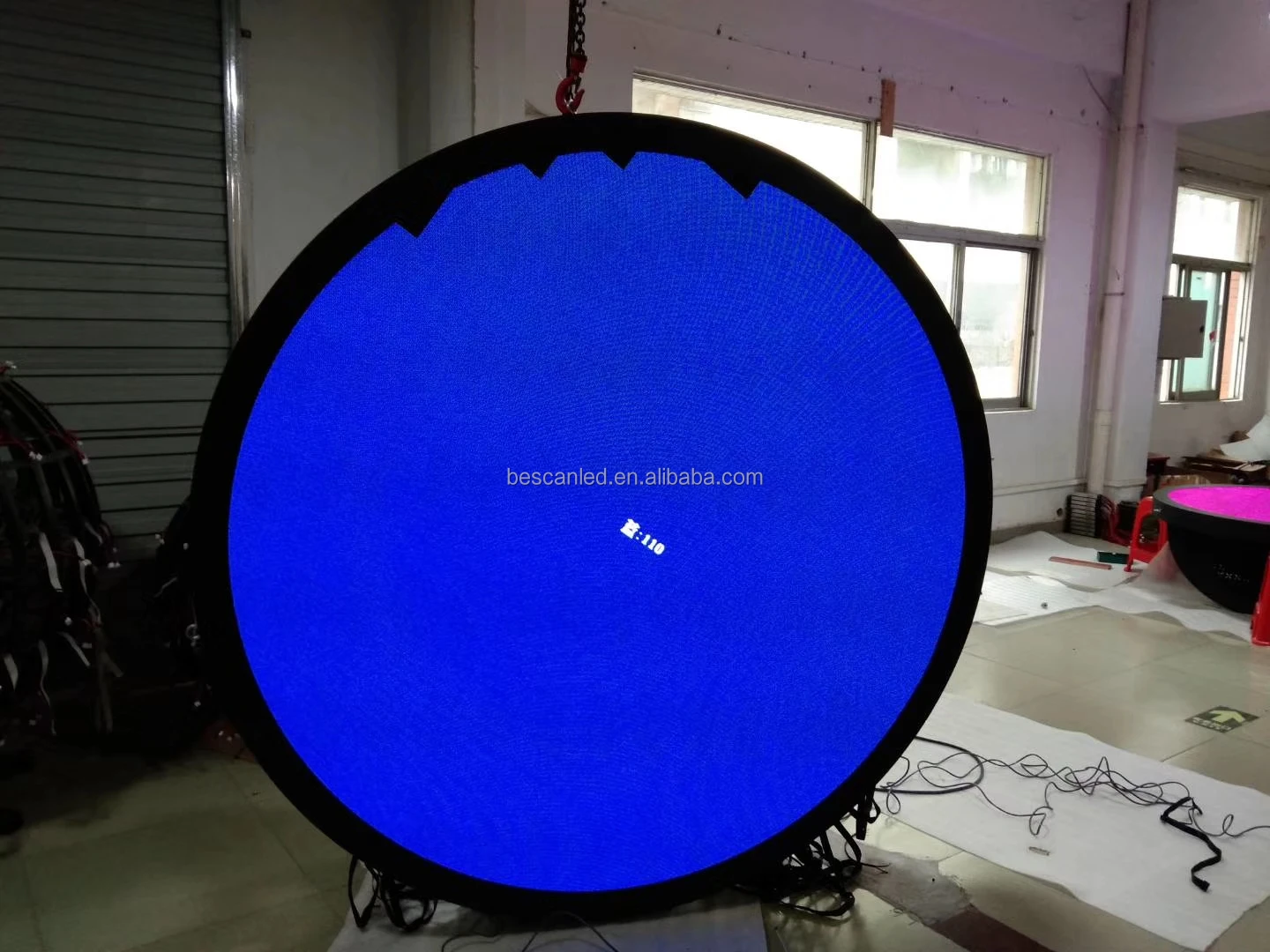 Source Concert Stage Background LED Circle Video Wall Indoor Outdoor Round Screen Custom size Circular Ring Shaped Panel on