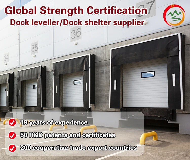 Truck Dock Seals Pvc Mechanical Loading Dock Shelters Logistic ...