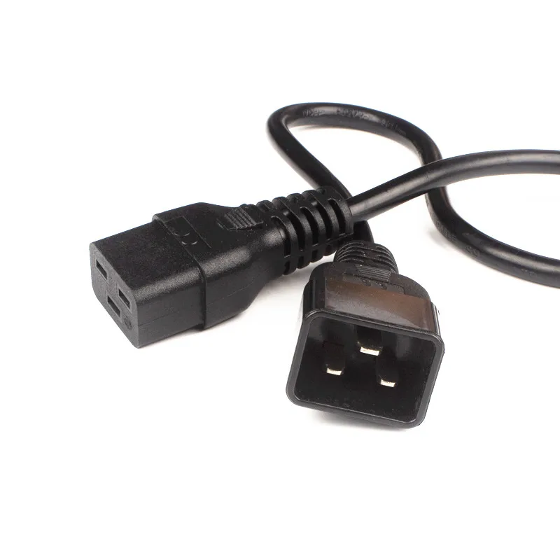 C19-C20 Power Cord 16A 250V 2000mm Server PDU UPS 20A Power Extension Cable C19-C20 Power Cable