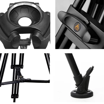 E-IMAGE  EG03A2  67-Inch Professional Camera Video Tripod with Fluid Head and Carrying Bag product image