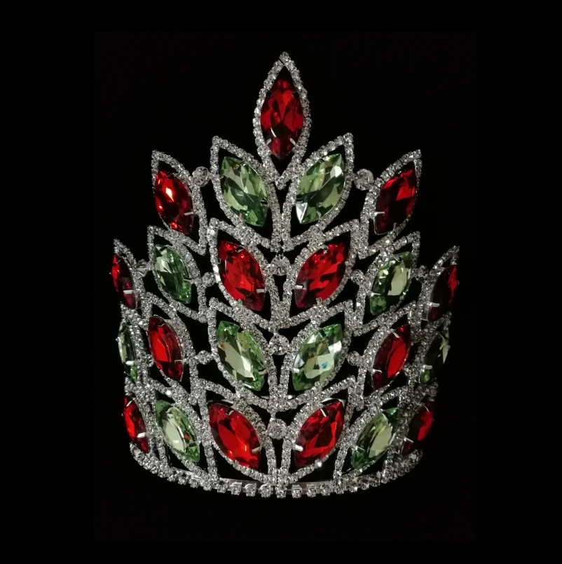 Red Large Crown Tall 8 Inch Pageant for Queen