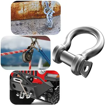 Bow Anchor D Shackle Stainless Steel 316 Dee Ring Forged Bolt Type Shackle Marine Hardware