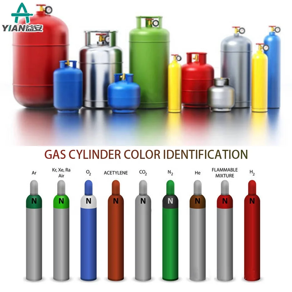 Заводская Продажа 40L бесшовная сталь промышленный аргоновый газ заполняющий аргоновый цилиндр