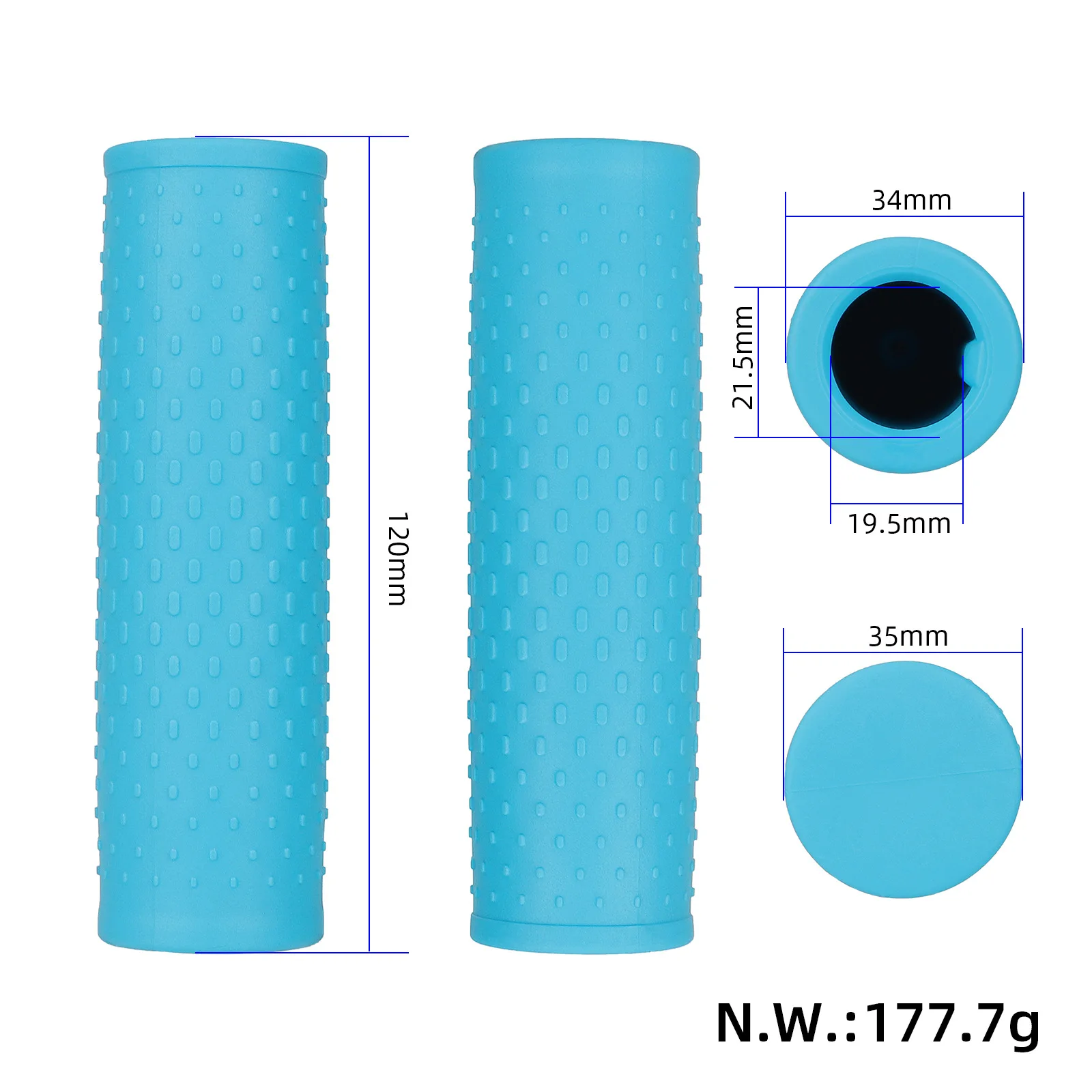 Hot Sale 6-Color Cross-Border Handle Cover for Xiaomi M365 1S Pro Pro2 Folding Scooter Rubber Accessories for Elektrische