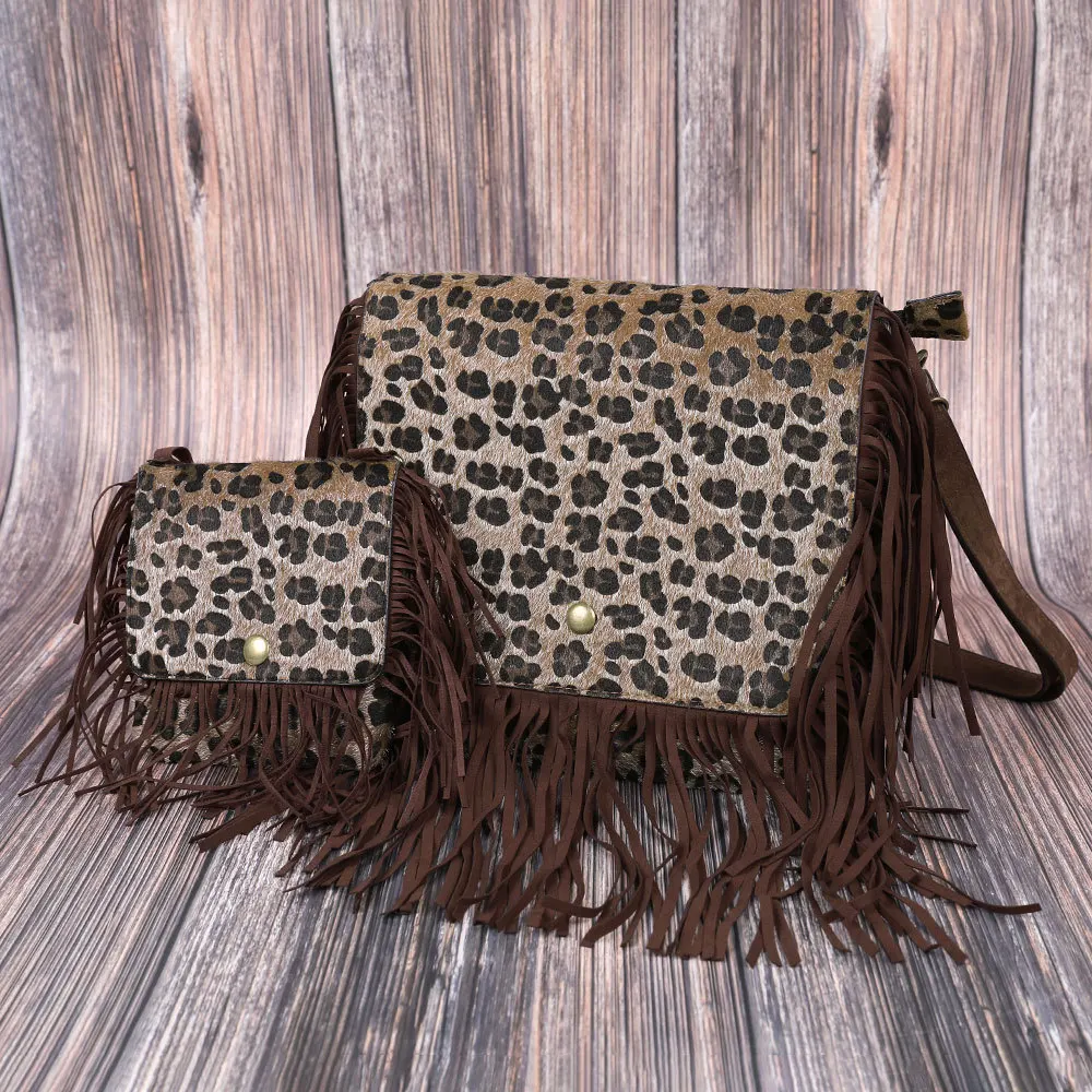 cow print hobo bolsa