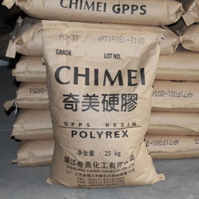 PG33 CHIMEI Gpps полистирольное сырье гранулы с высокой