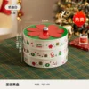Three-tiered Flower Fruit Platter - Christmas Edition
