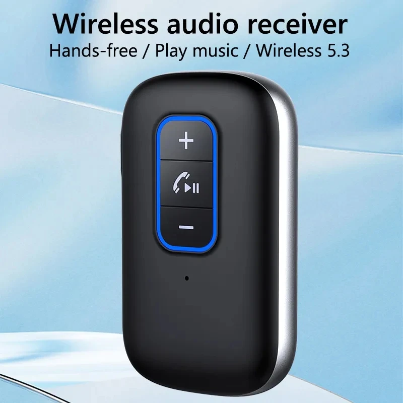 ORIA Wireless Bluetooth Receiver Transmitter 2 In 1 Wireless Bluetooth Adapter 3.5mm AUX Bluetooth 5.2 Audio Adapter Compatible With PC, Car Stereo, Headphones