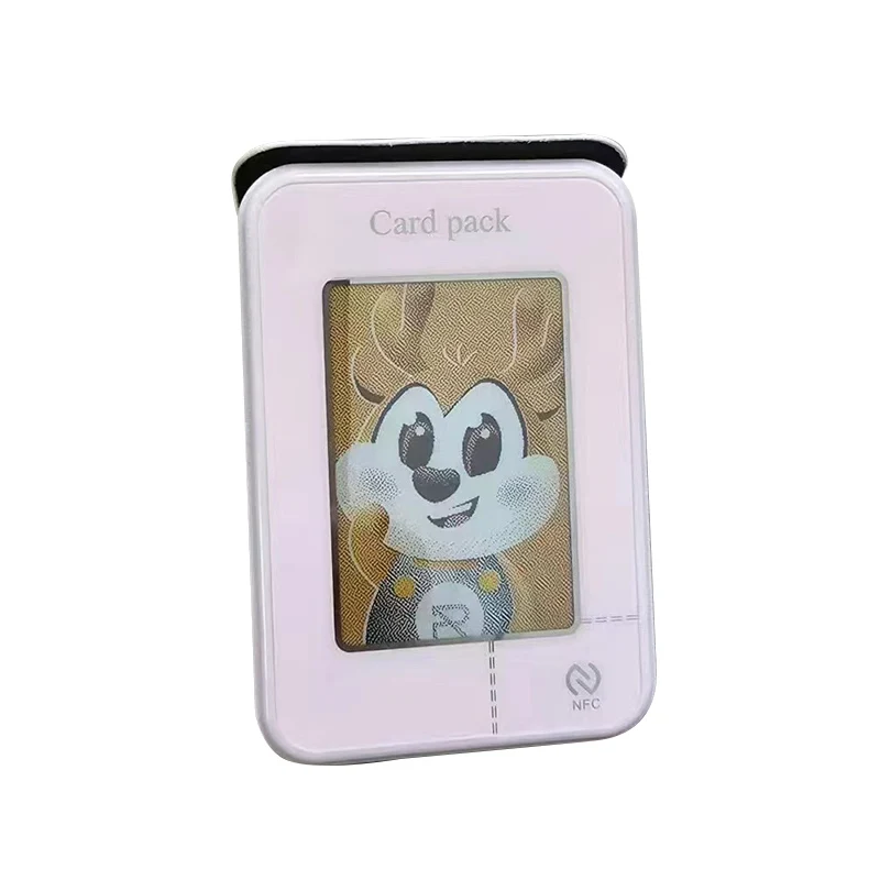 NFC E Ink Screen Wallet Case: DIY Folding Phone Stand with Credit Card Holder & Magnet for Universal Smartphones NFC E Ink Screen Wallet Case: DIY Folding Phone Stand with Credit Card Holder & Magnet for Universal Smartphones