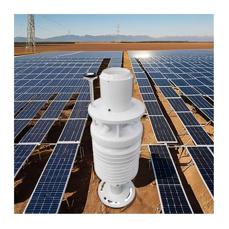 ASA IP65 Weather Data Logger Solar PV Weather Station Modbus  Sensor With Server and Software Support