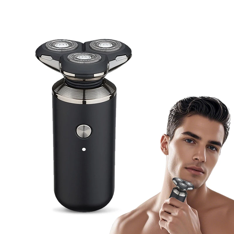 남성을 위한 전용 USB 충전식 전동 면도기 3중날 다기능 플로팅 설계 수염 면도용 가정용 RV 호텔 사용 가능