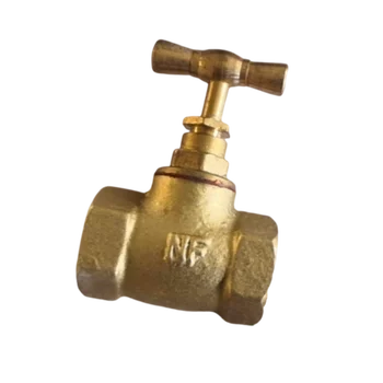 Brass Fittings Forged Magnetic Lock Water Level Control Brass Manual Globe Valve with T-Handle