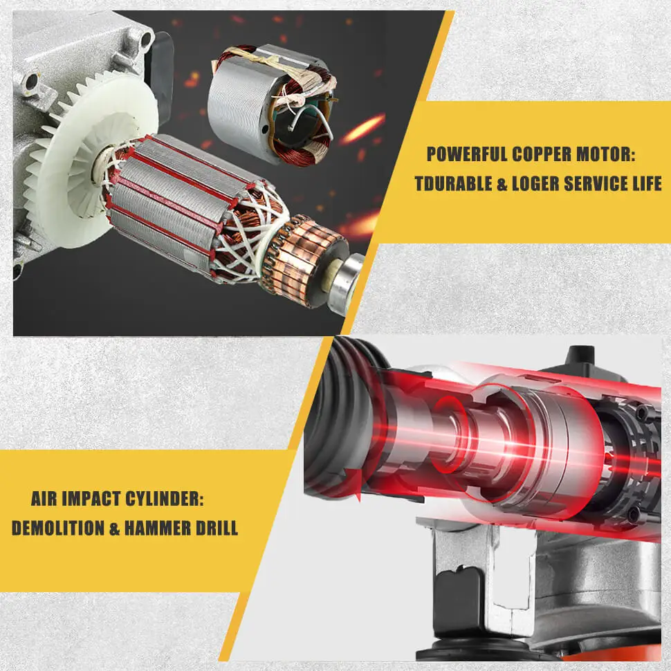 Новая электрическая Ударная дрель SDS Plus 26 мм 850 Вт