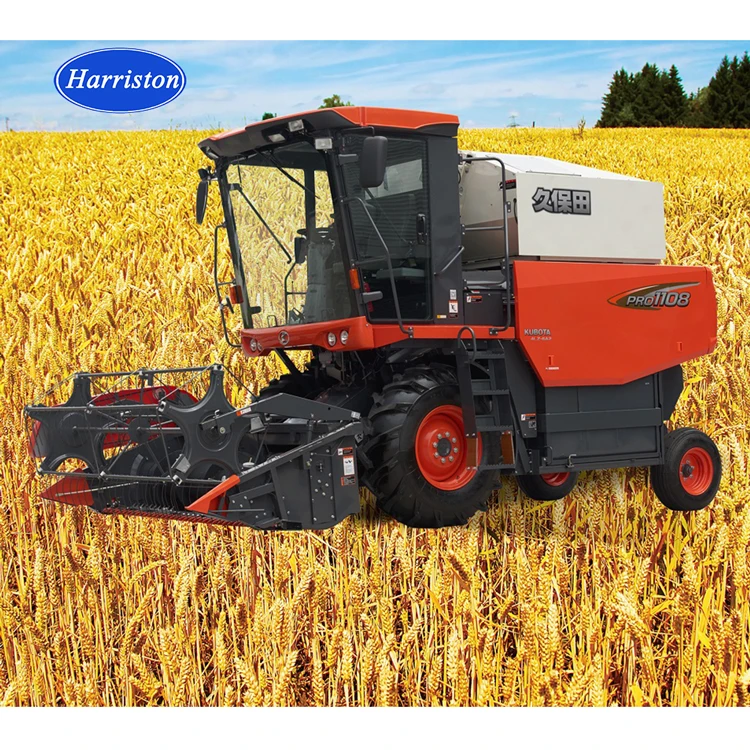 KUBOTA 4LZ-5(PRO1108) Harvester - 250L Tank Capacity for Rice & Wheat